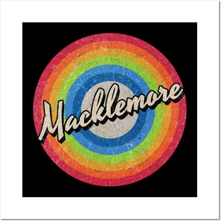 Vintage Style circle - Macklemore Posters and Art